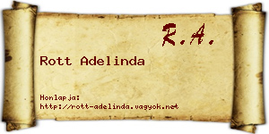 Rott Adelinda névjegykártya